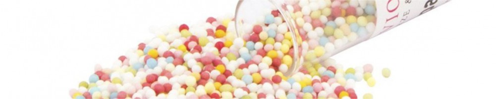 Comprar perlas comestibles y bolitas de colores decorativas